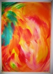 B33.Frugtgudinden. 70x100 cm. 3.200 Kr.
